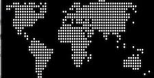 Artistic Particles Forming World Map