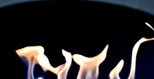 Stove flame