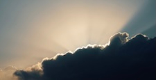 Dramatic sky, clouds and sun time lapse